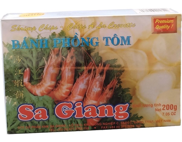 CHIPS DE CREVETTES PRET A CUIRE