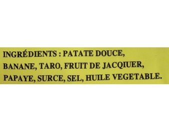 CHIPS DE FRUITS MELANGES