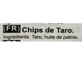 CHIPS DE TARO
