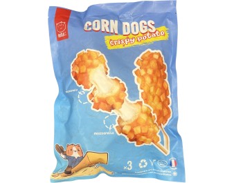 CORN DOGS MOZZARELLA CRISPY POTATO HALAL 3 P. ****