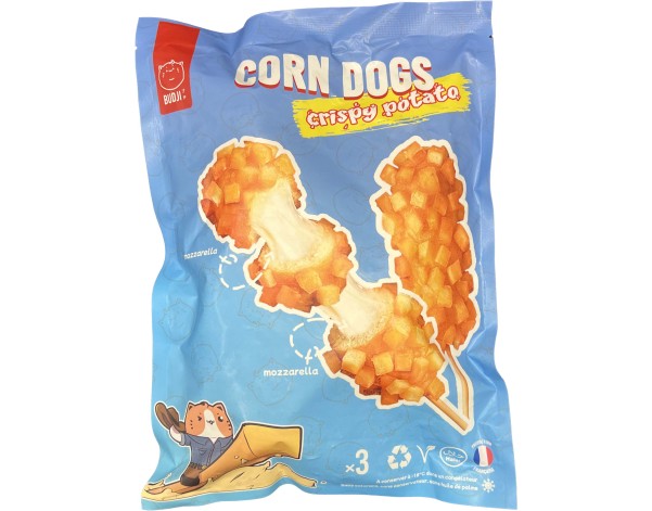 CORN DOGS MOZZARELLA CRISPY POTATO HALAL 3 P. ****