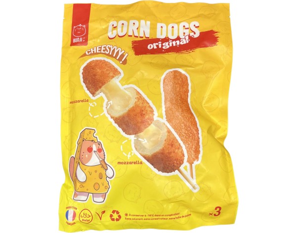 CORN DOGS MOZZARELLA ORIGINAL HALAL 3 P. ****