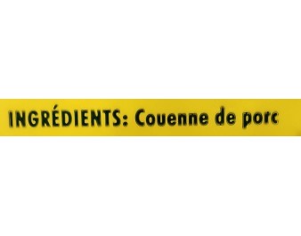 COUENNE DE PORC EN FILAMENTS (JAUNE)