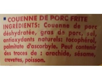 COUENNE DE PORC GRILLEE GRATON