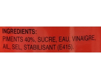 SAUCE DE PIMENT SRIRACHA FORTE
