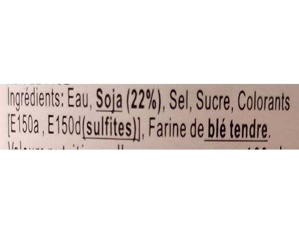 SAUCE DE SOJA EPAISSE