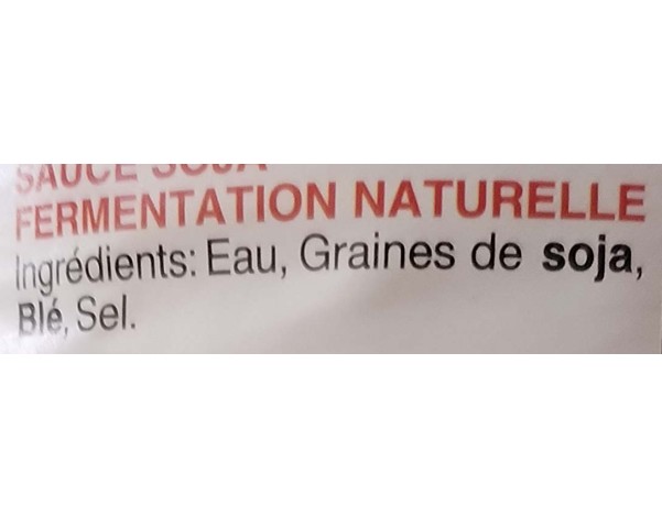 SAUCE DE SOJA