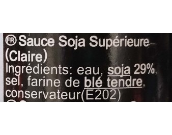 SAUCE DE SOJA