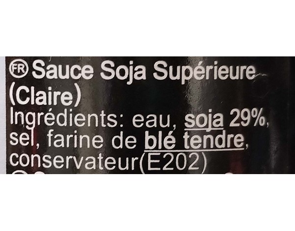 SAUCE DE SOJA