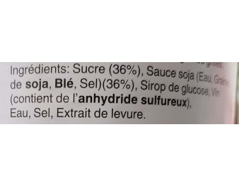 SAUCE DE SOJA SUCREE