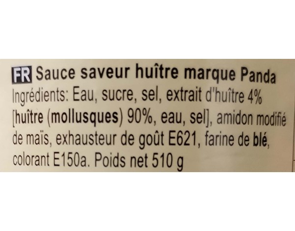SAUCE HUITRE