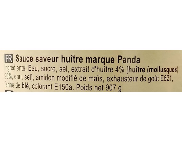 SAUCE HUITRE