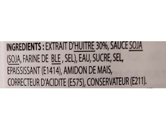 SAUCE HUITRE