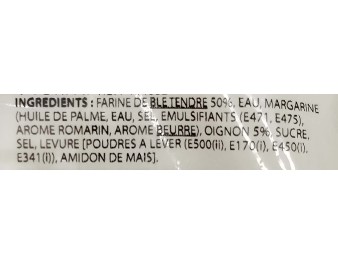 CREPE CROUSTILLANTE A L’OIGNON 5 P. ****