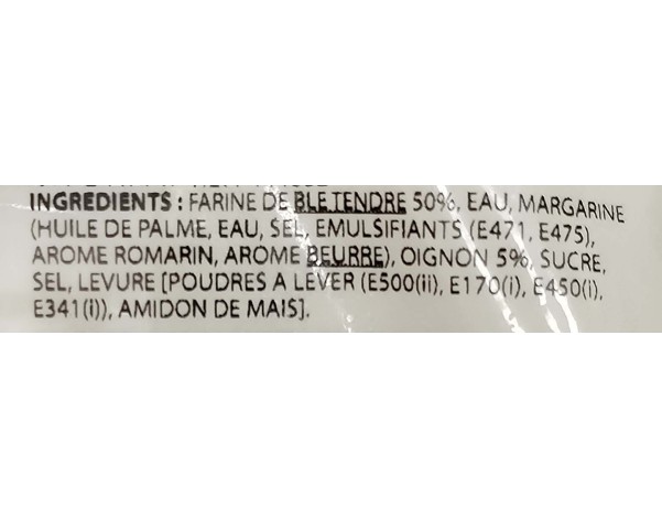 CREPE CROUSTILLANTE A L’OIGNON 5 P. ****