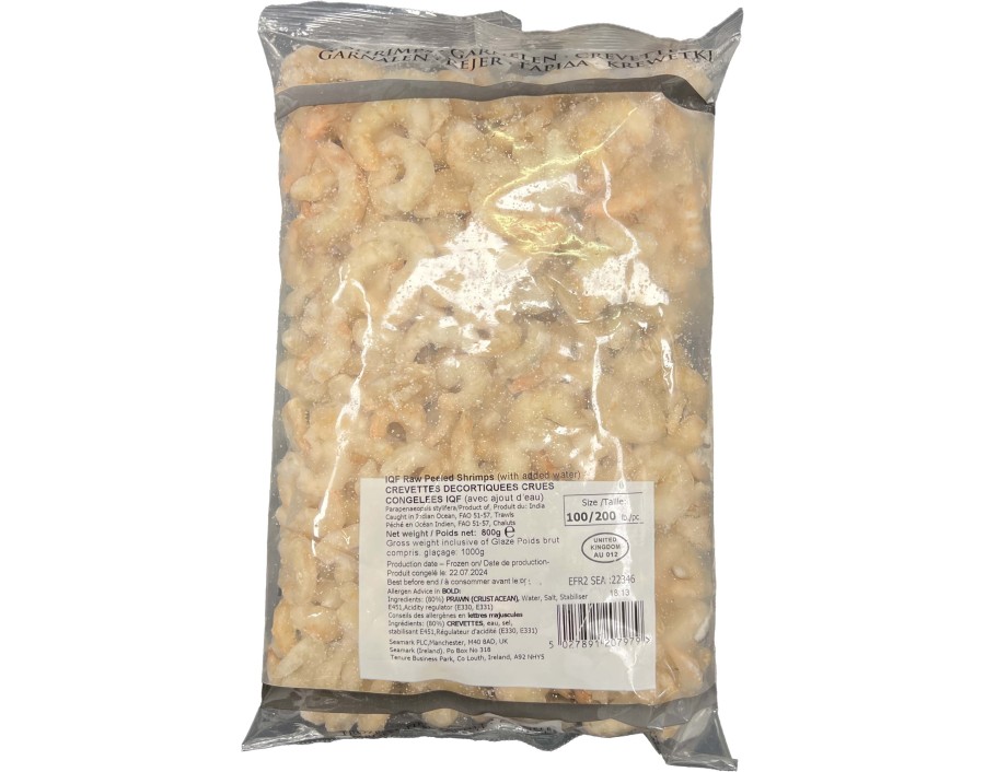 CREVETTES DECORTIQUEES 100/200 ****