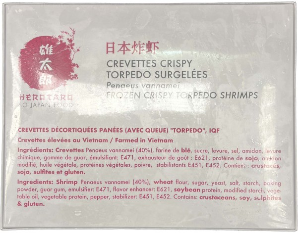 PROMO CREVETTES PANEES TORPEDO 16/20 ****