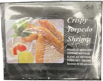 CREVETTES PANEES TORPEDO 26/30 ****