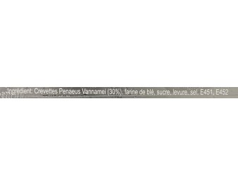 CREVETTES PANEES TORPEDO 26/30 ****