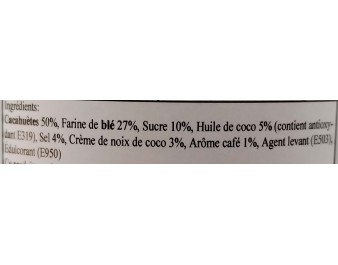 CROQUETTES DE CACAHUETES AU CAFE