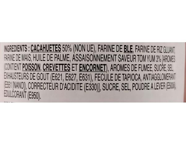 CROQUETTES DE CACAHUETES AU TOM YUM