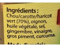 ACHARDS DE LEGUMES
