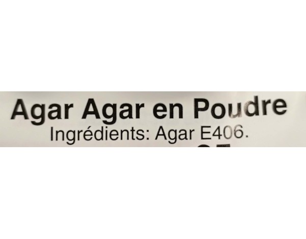 AGAR-AGAR BLANC EN POUDRE