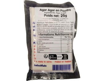 AGAR-AGAR BLANC EN POUDRE