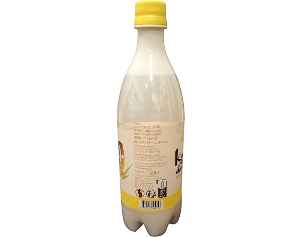 ALCOOL DE RIZ PETILLANT BANANE 4°