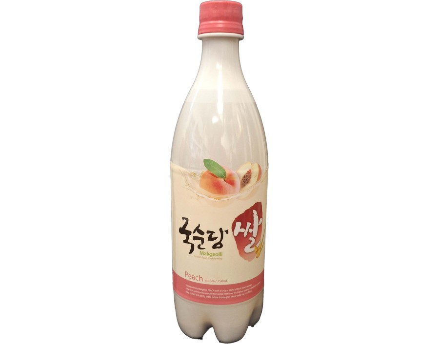 ALCOOL DE RIZ PETILLANT PECHE 3°