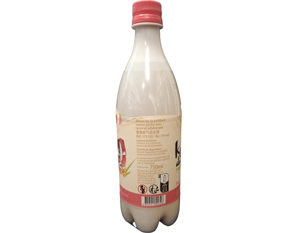 ALCOOL DE RIZ PETILLANT PECHE 3°