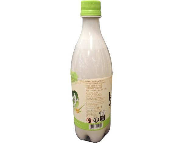 ALCOOL DE RIZ PETILLANT RAISIN 3°