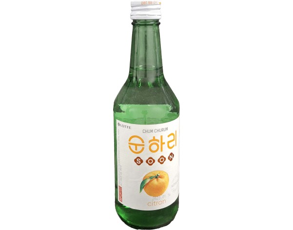 ALCOOL DE RIZ SOJU CITRON YUZU 12°