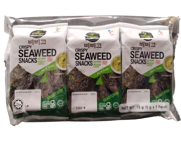 ALGUE ASSAISONNEE WASABI SECHEE 3 P.