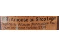 ARBOUSE AU SIROP