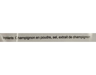 ASSAISONNEMENT CHAMPIGNON