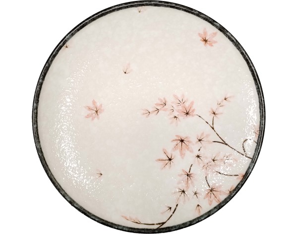 ASSIETTE FEUILLE D’ERABLE 22.5 CM