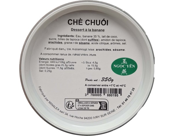 DESSERT ASIATIQUE CHE CHUOI