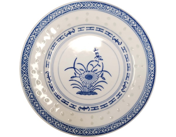 ASSIETTE PLATE BLEUE 15.30 CM 6 POUCES