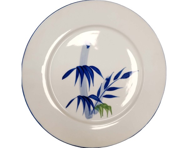 ASSIETTE PLATE BLEUE 2003 23 CM 9 POUCES