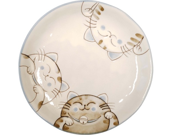 ASSIETTE TROIS CHAT 15.8 X 5.4 CM