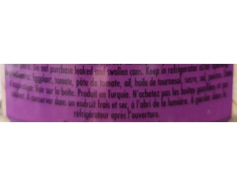 AUBERGINE FRITE