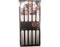 BAGUETTE EN BAMBOU 22.50 CM 5 PAIRES CHAT