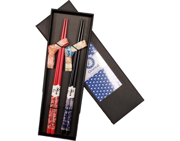 BAGUETTE EN BAMBOU 22.50 CM FLEURS