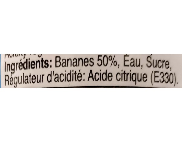 BANANE AU SIROP