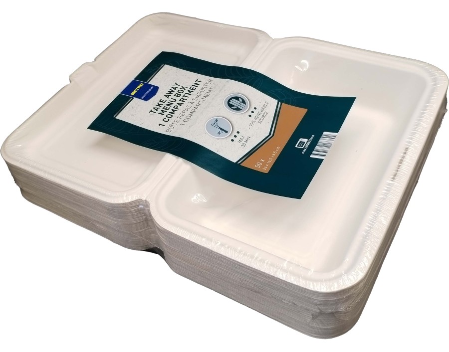 BARQUETTE 1 COMPARTIMENT 50 P. 24x16.5X6.5 CM