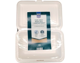 BARQUETTE 1 COMPARTIMENT 50 P. 24x16.5X6.5 CM