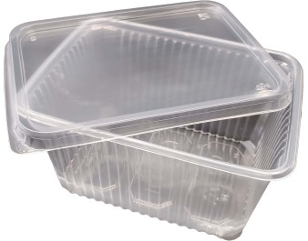 BARQUETTE PLASTIQUE 180 X 133 X 87 MM 1.50 L. 50 P.