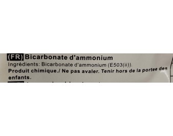 BICARBONATE D’AMONIAQUE