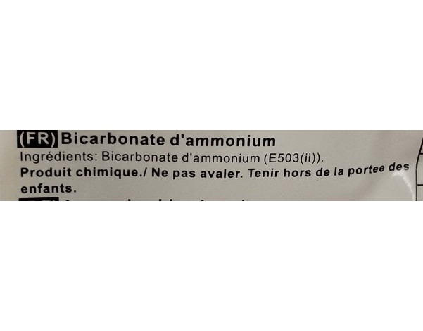 BICARBONATE D’AMONIAQUE